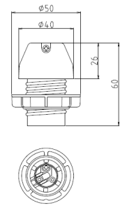 ホルダー型17ソケットA　図面